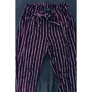 High waisted stripped pants